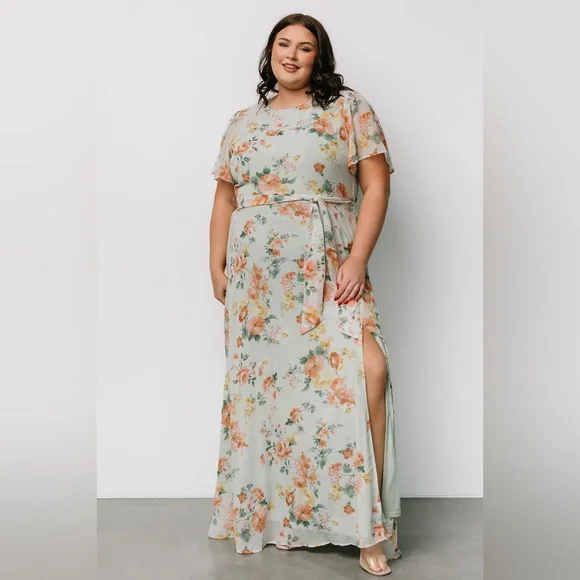 Baltic Born Naomi Short Sleeve Maxi Dress - 3XL - Picture 1 of 3